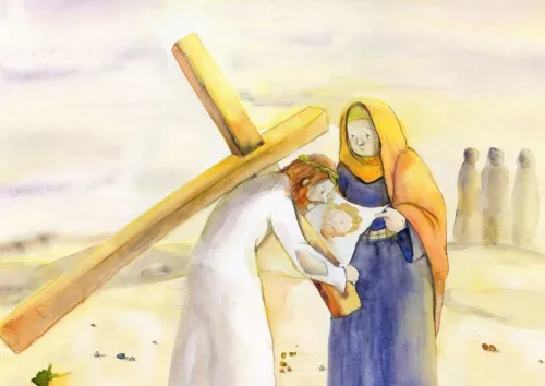 Don Bosco Medien GmbH Lesen & Geschichten*Der Kreuzweg für Kinder in 15 Stationen. Kamishibai Bildkartenset.