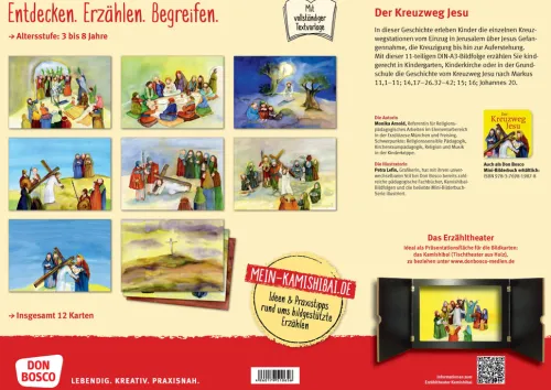 Don Bosco Medien GmbH Lesen & Geschichten*Der Kreuzweg Jesu. Kamishibai Bildkartenset