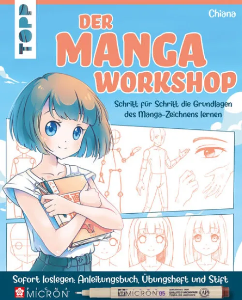 frechverlag GmbH Artbooks & Handbücher-Der Manga-Workshop. Schritt für Schritt die Grundlagen des Manga-Zeichnens lernen