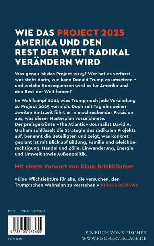 Der Masterplan der Trump-Regierung*FISCHER, S. Hot