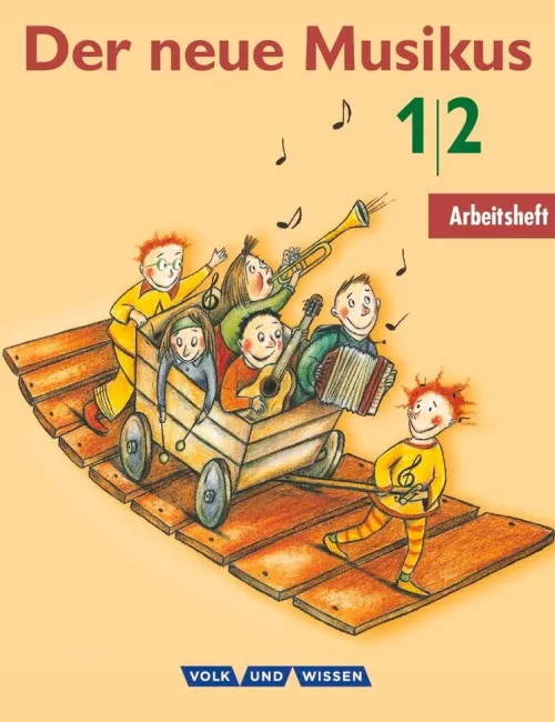 Volk u. Wissen Vlg GmbH Nach Fächern·Musik*Der neue Musikus 1/2. Arbeitsheft. Östliche Bundesländer