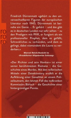 Der Richter und sein Henker*Rowohlt Taschenbuch Discount