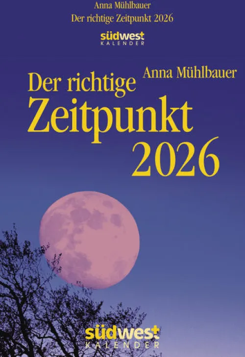 Der richtige Zeitpunkt 2026 - Tagesabreißkalender zum Aufstellen oder Aufhängen*Südwest Outlet