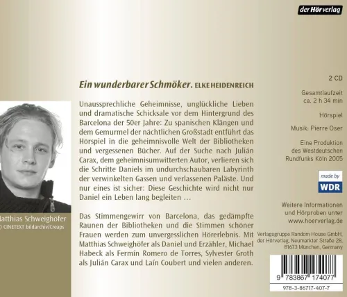 Hoerverlag DHV Der Hörspiele·Romane & Erzählungen|Hörspiele·Krimis & Thriller*Der Schatten des Windes