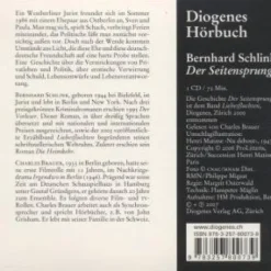 Der Seitensprung, 1 Audio-CD*Diogenes Discount