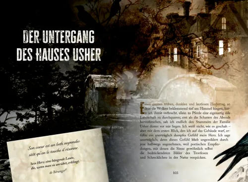Coppenrath Klassische Horrorgeschichten|Horror-Der Untergang des Hauses Usher
