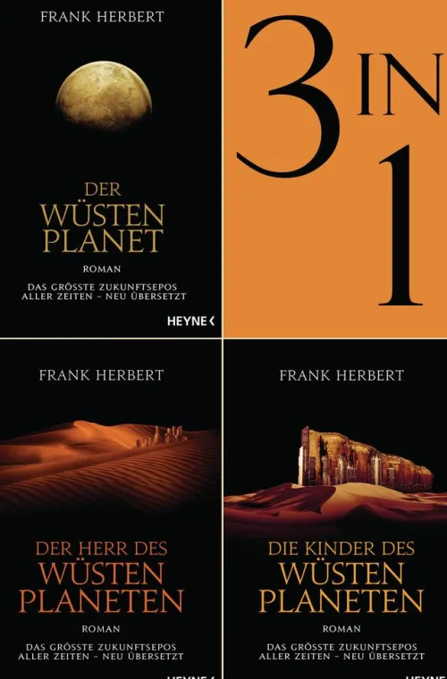 Der Wüstenplanet Band 1-3: Der Wüstenplanet / Der Herr des Wüstenplaneten / Die Kinder des Wüstenplaneten (3in1-Bundle)*Penguin Random House Online
