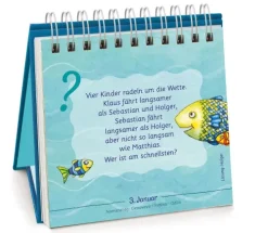 Pattloch Geschenkbuch Geburtstagskalender-Der Wunschfisch. 365x Spiel, Spaß & Rätsel
