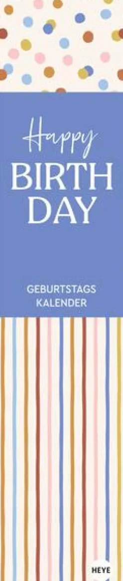 Design Geburtstagskalender Langplaner mini*Heye Clearance
