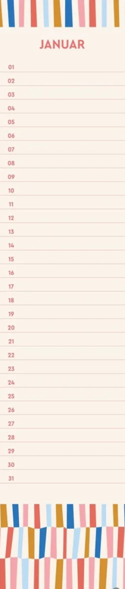 Design Geburtstagskalender Langplaner mini*Heye Clearance