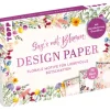 Design Paper A5 Sag's mit Blumen. Mit Handlettering-Grundkurs*frechverlag GmbH Clearance