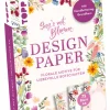 frechverlag GmbH Kalligraphie & Handlettering*Design Paper A6 Sag's mit Blumen. Mit Handlettering-Grundkurs