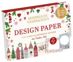 frechverlag GmbH Kalligraphie & Handlettering-Design Paper Besinnliche Weihnachten DIN A5. Mit Falz für Klappkarten