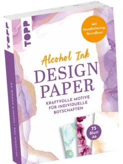 frechverlag GmbH Kalligraphie & Handlettering*Design Paper DIN A6 Alcohol Ink