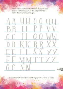 frechverlag GmbH Kalligraphie & Handlettering*Design Paper Farbenpracht A5