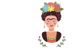 Design Paper Frida Kahlo DIN A5. Mit Falz für Klappkarten*frechverlag GmbH Online
