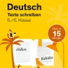 Deutsch in 15 Minuten - Texte schreiben 5./6. Klasse*Bibliograph. Instit. GmbH New