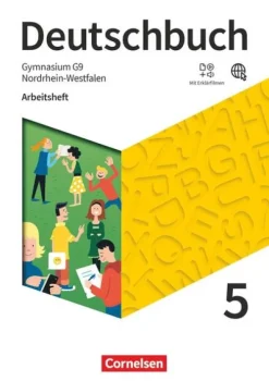 Deutschbuch Gymnasium 5. Schuljahr - Nordrhein-Westfalen - Neue Ausgabe - Arbeitsheft mit Lösungen*Cornelsen Verlag GmbH Outlet