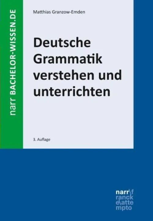 Deutsche Grammatik verstehen und unterrichten*Narr Dr. Gunter Sale