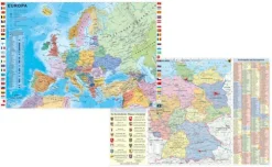 Stiefel Eurocart GmbH Schreibtischunterlagen-Deutschland und Europa fürs Büro - DUO-Schreibunterlage