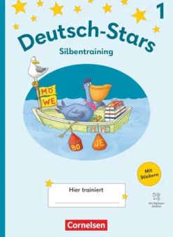 Cornelsen Verlag GmbH Grundschule·Deutsch-Deutsch-Stars 1. Schuljahr - Lesetraining Ausgabe 2025 - Silbentraining - Übungsheft