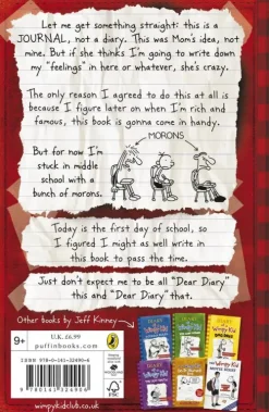 Kinder Penguin Books Ltd (UK) Kinderbücher-Diary of a Wimpy Kid 01