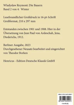 Die Bauern (Großdruck)*Henricus - Edition Deutsche Klassik GmbH, Berlin