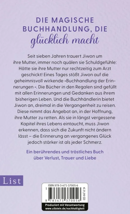 List Paul Verlag Asian Fantasy-Die Buchhandlung der Erinnerungen