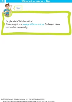 Die Deutsch-Helden: Deutsch-Testblock So gut bin ich! 3. Klasse*Klett Lerntraining