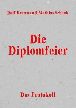 gesunde Menschenversand Cartoons-Die Diplomfeier