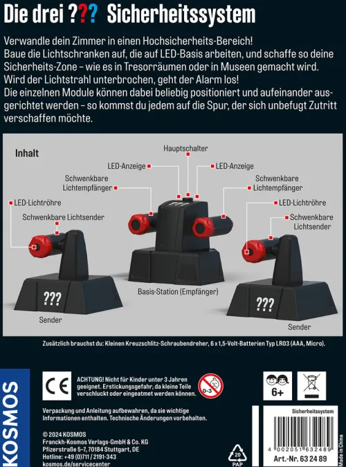 Franckh-Kosmos Forschen & Entdecken-Die drei ??? - Sicherheitssystem