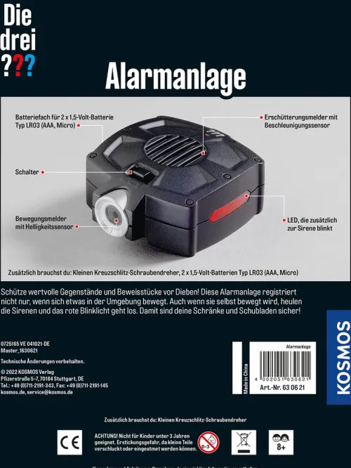 Franckh-Kosmos Forschen & Entdecken-Die drei ??? Alarmanlage