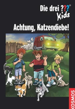 Kinder Franckh-Kosmos Krimis|Erstlesebücher-Die drei ??? Kids, Achtung, Katzendiebe! (drei Fragezeichen Kids)