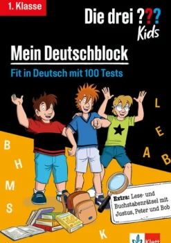 Klett Lerntraining Quali Trainer·Grundschule|Grundschule·Deutsch-Die drei ??? Kids: Mein Deutschblock 1. Klasse