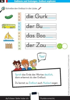 Klett Lerntraining Quali Trainer·Grundschule|Grundschule·Deutsch-Die drei ??? Kids: Mein Deutschblock 1. Klasse