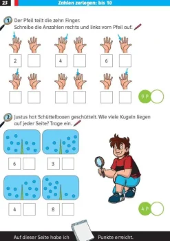 Klett Lerntraining Quali Trainer·Grundschule|Grundschule·Mathematik-Die drei ??? Kids: Mein Matheblock 1. Klasse
