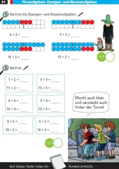 Klett Lerntraining Quali Trainer·Grundschule|Grundschule·Mathematik-Die drei ??? Kids: Mein Matheblock 1. Klasse