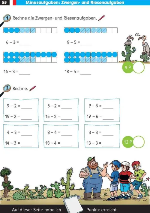 Klett Lerntraining Quali Trainer·Grundschule|Grundschule·Mathematik-Die drei ??? Kids: Mein Matheblock 1. Klasse