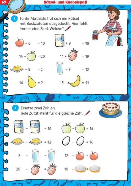 Klett Lerntraining Quali Trainer·Grundschule|Grundschule·Mathematik-Die drei ??? Kids: Mein Matheblock 1. Klasse