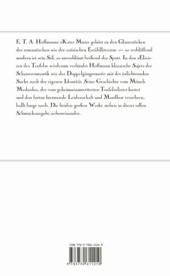 Anaconda Verlag Klassische Horrorgeschichten*Die Elixiere des Teufels. Lebensansichten des Katers Murr