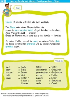 Die Englisch-Helden Englisch-Testblock So gut bin ich! 4. Klasse*Klett Lerntraining Online