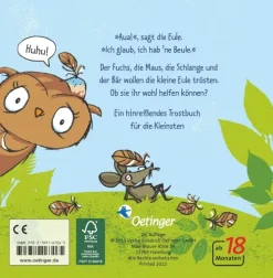 Kinder Oetinger 0-3 Jahre-Die Eule mit der Beule