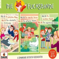 Kinder Sony Music Entertainment Kinder- & Jugendbücher·Reime & Lieder-Die Fuchsbande- 3er Detektivbox 04 (Folgen 16, 17 ,18)