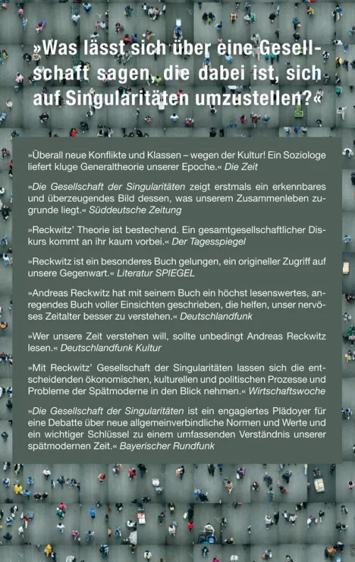 Suhrkamp Verlag Soziologie*Die Gesellschaft der Singularitäten
