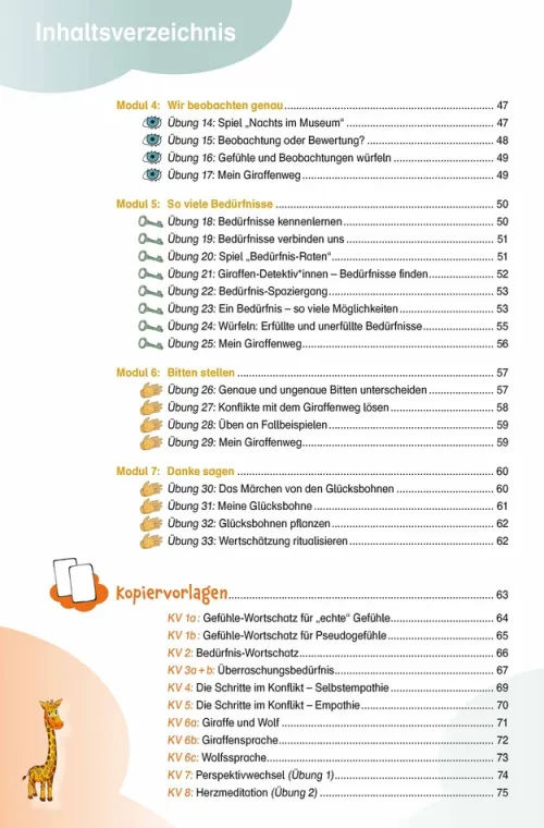 Die Giraffensprache für ein gutes Klassenklima in der Grundschule*Verlag an der Ruhr GmbH