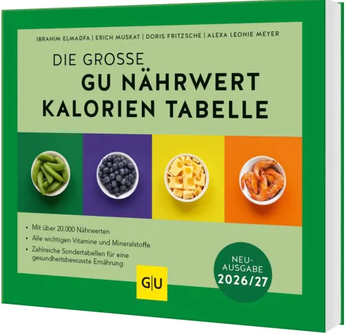 Die große GU Nährwert-Kalorien-Tabelle 2026/27*Graefe und Unzer Verlag Discount
