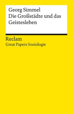 Reclam Philipp Jun. Soziologie-Die Großstädte und das Geistesleben