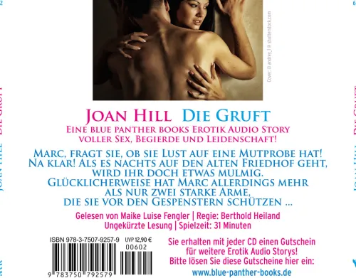 blue panther books Romane·Erotische Romane*Die Gruft | Erotik Audio Story | Erotisches Hörbuch Audio-CD, Audio-CD