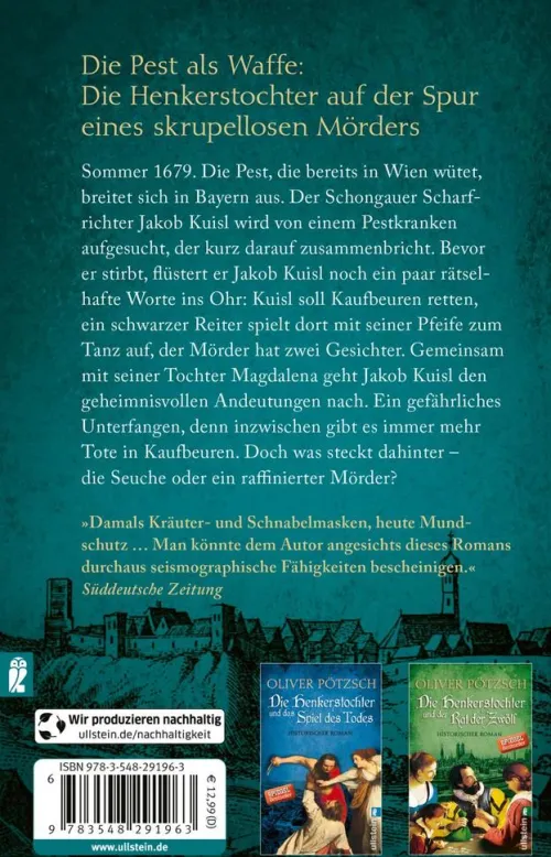 Ullstein Taschenbuchvlg. Abenteuerromane*Die Henkerstochter und der Fluch der Pest