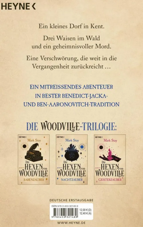 Heyne Taschenbuch Historische Fantasy-Die Hexen von Woodville - Nachtzauber